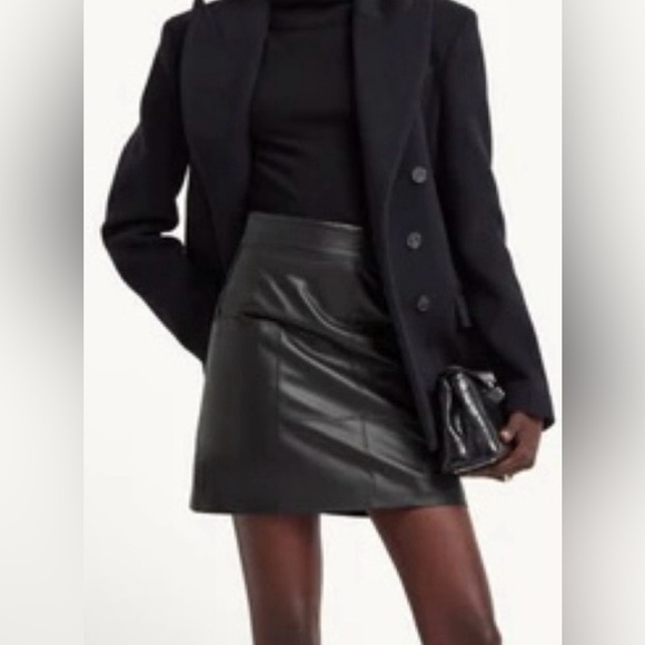 Goop GWYN Aubrey Black Mini Skirt - Picture 6 of 6